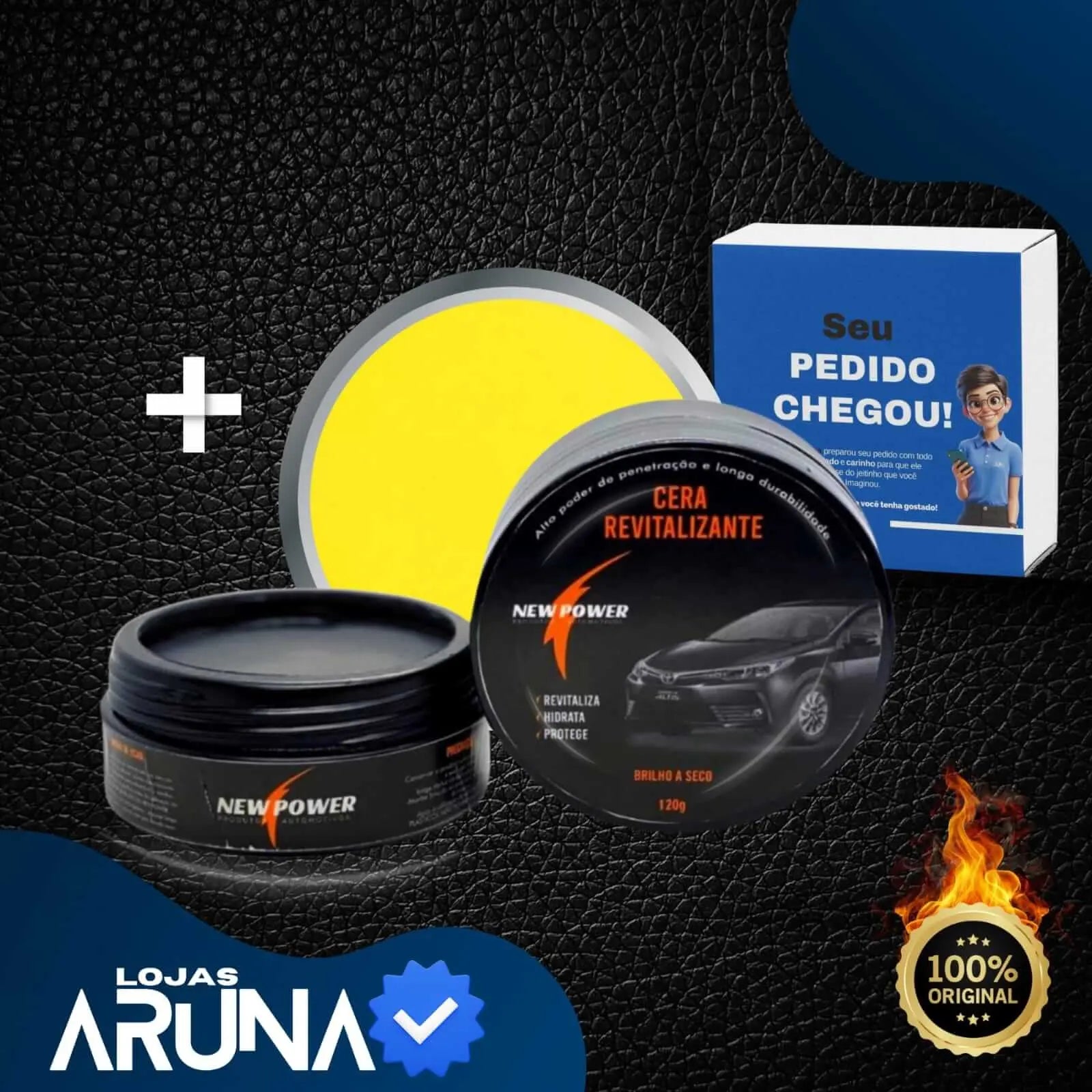 Cera Revitalizadora para Plástico Original- Envio Rápido (Ultimas Unidades) lojasaruna