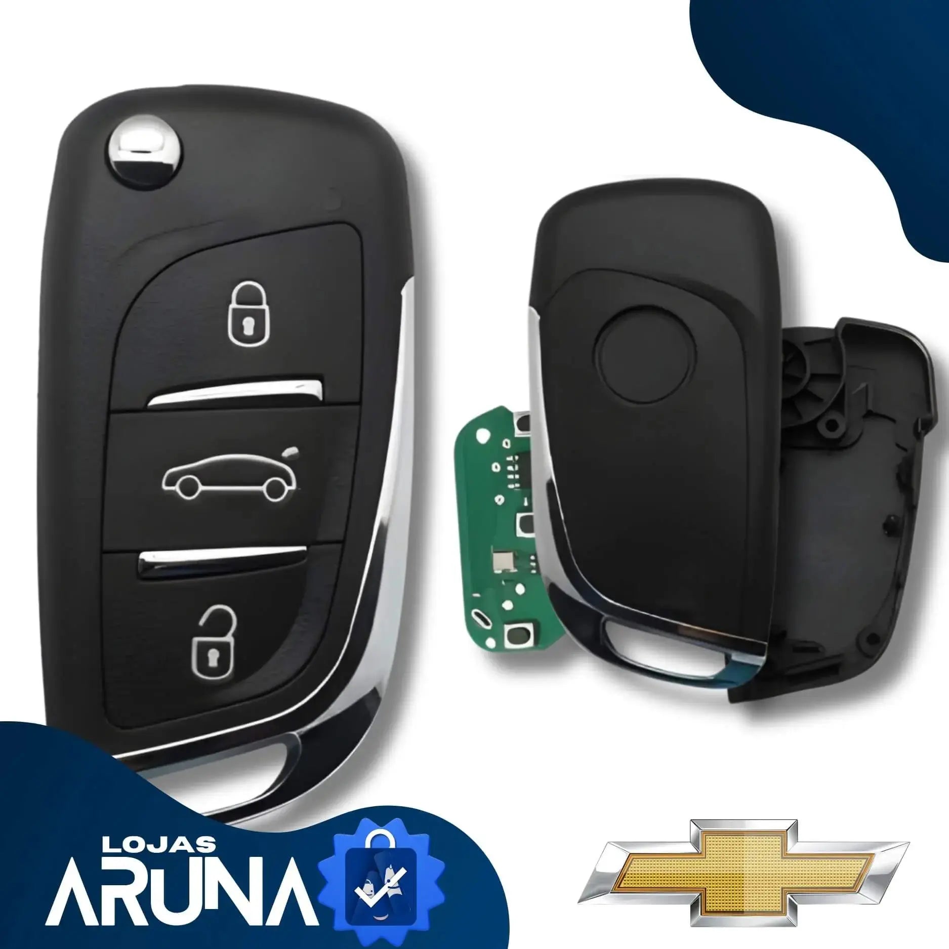 Chave Canivete Completa Linha Ford Original - Exclusivo (Ultimas Unidades) lojasaruna