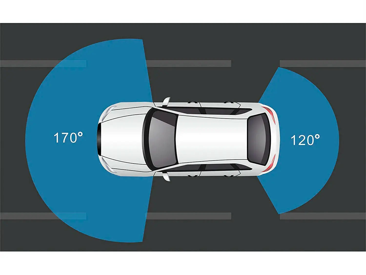 Retrovisor com Câmera de Ré e Gravação VisionMax lojasaruna