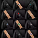 Cobertura do cinto de segurança em camurça de luxo (2 peças) lojasaruna