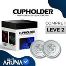 COMPRE 1 E LEVE 2 - CupHolder com Led - Porta Copos Personalizado (PRODUTO PREMIUM) lojasaruna
