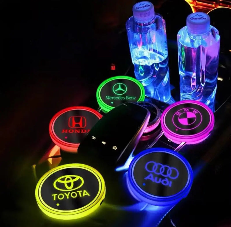 COMPRE 1 E LEVE 2 - CupHolder com Led - Porta Copos Personalizado (PRODUTO PREMIUM) lojasaruna