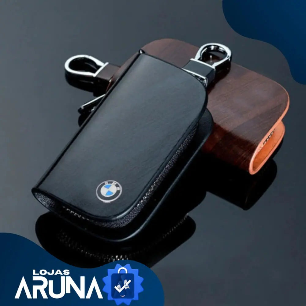 Capa de Chave Automotiva Artesenal em Couro - VeluxKey™ lojasaruna
