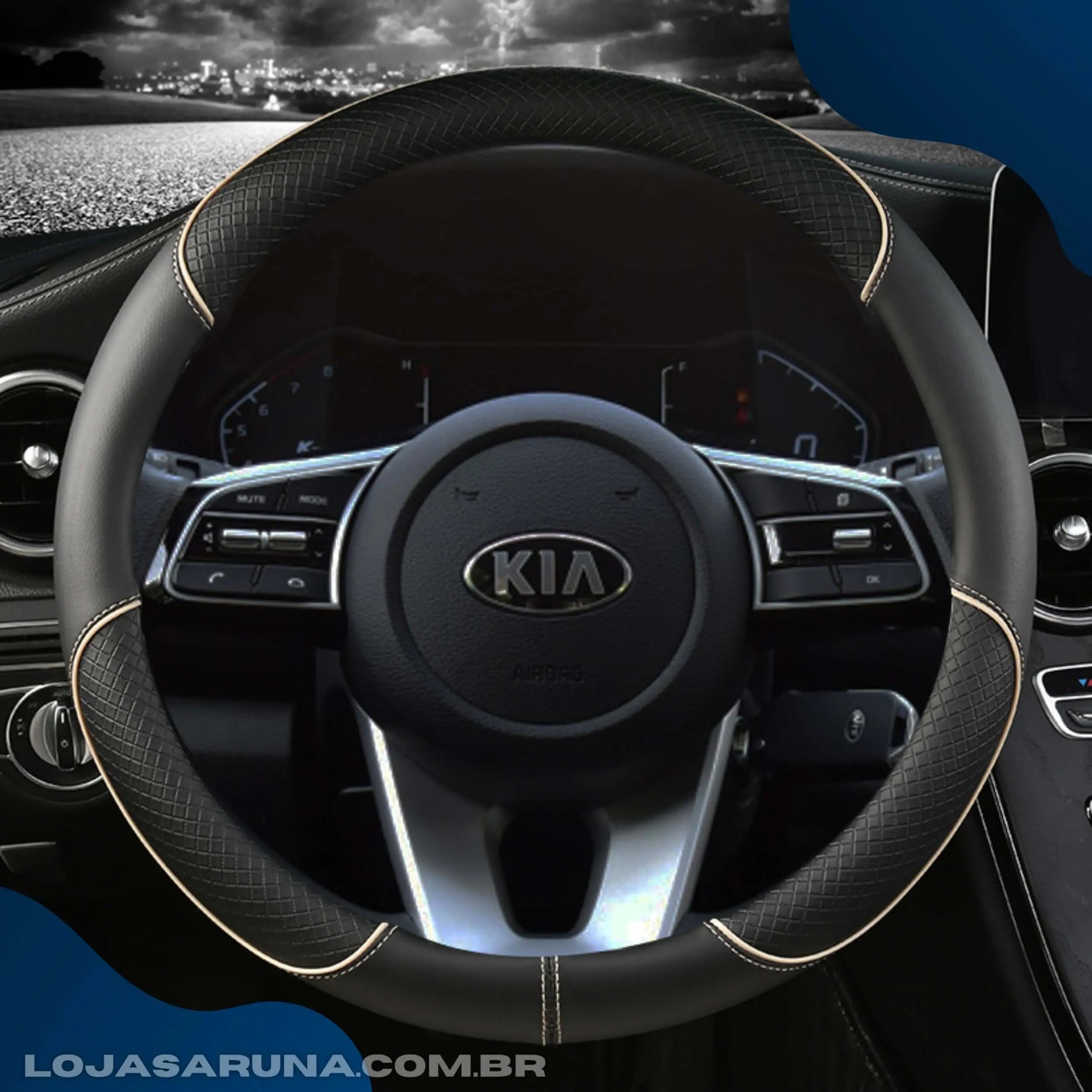 Capa de volante Universal Gave™ - Exclusivo (Queima de estoque) lojasaruna