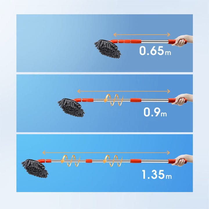 Escova de Lavagem de Carro Retrátil Camada Dupla lojasaruna