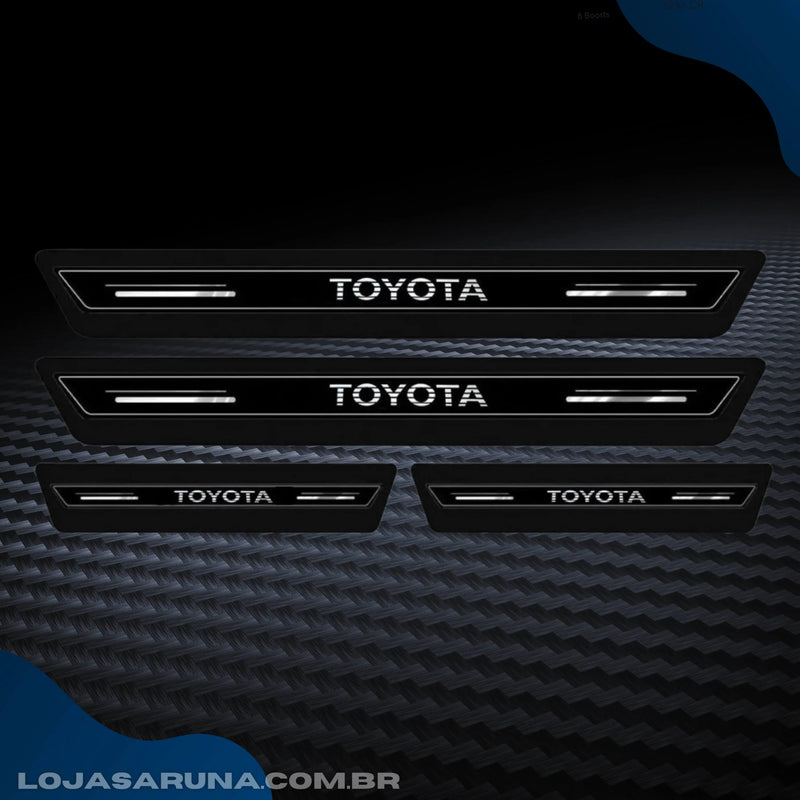 Kit 8 peças friso protetora de porta - Exclusivo (Queima de Estoque) lojasaruna