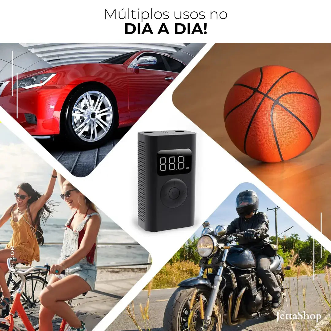 Mini Compressor de Ar Inteligente Multiuso - [PROMOÇÃO LIMITADA] lojasaruna