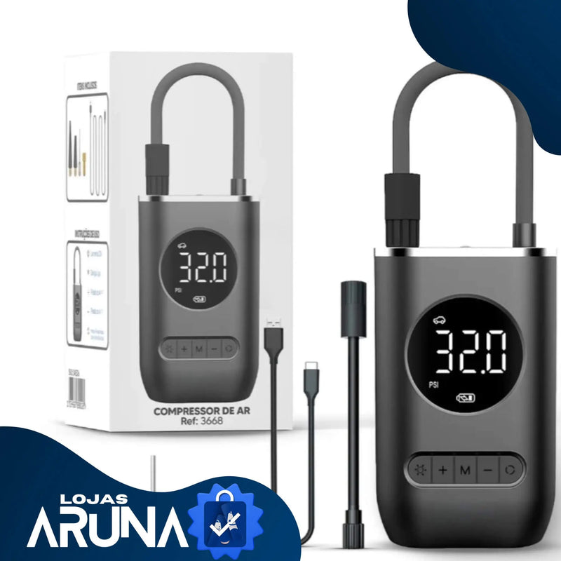 Mini Compressor de Ar Inteligente Multiuso - [PROMOÇÃO LIMITADA] lojasaruna