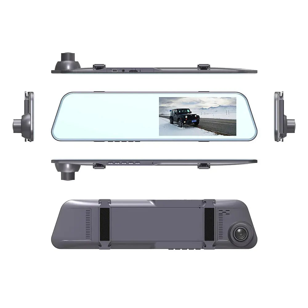 Retrovisor com Câmera de Ré e Gravação VisionMax lojasaruna