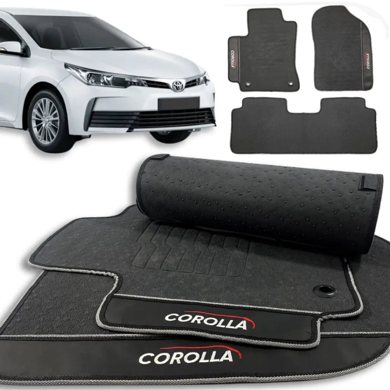 Tapete Borracha Premium CarLux™ Linha Toyota + Brinde (Oferta Exclusiva) lojasaruna