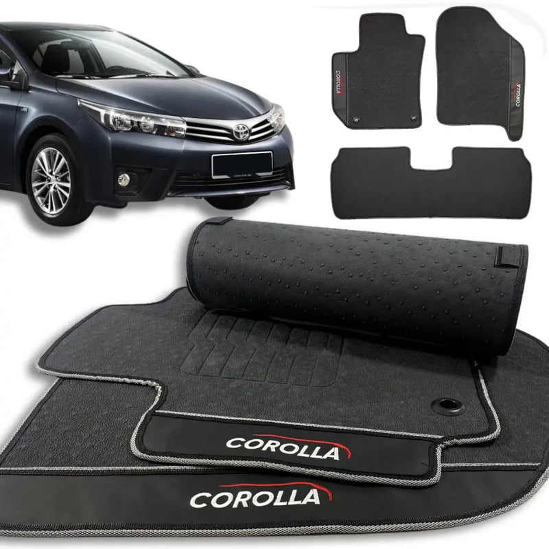 Tapete Borracha Premium CarLux™ Linha Toyota + Brinde (Oferta Exclusiva) lojasaruna