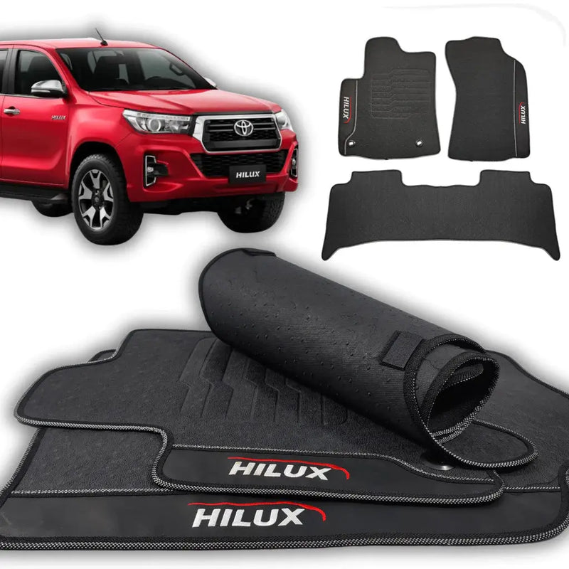 Tapete Borracha Premium CarLux™ Linha Toyota + Brinde (Oferta Exclusiva) lojasaruna