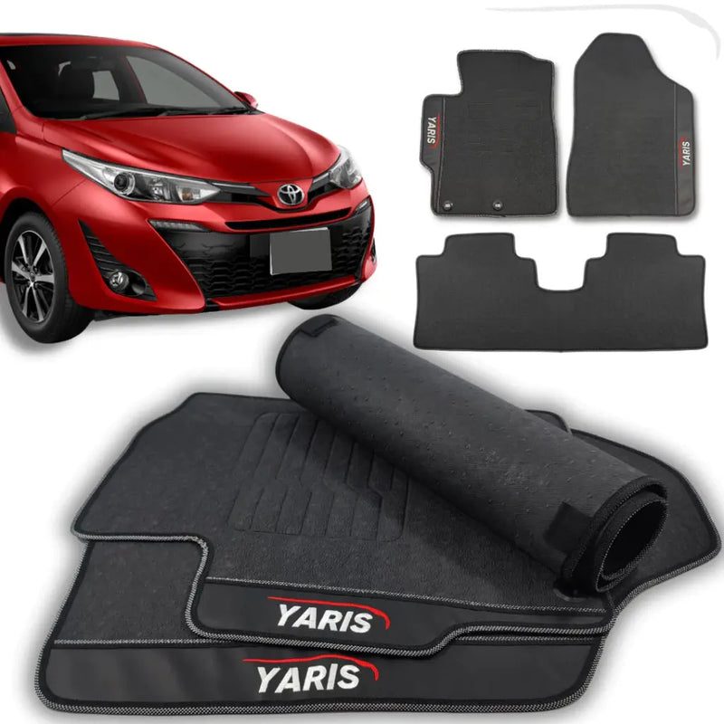 Tapete Borracha Premium CarLux™ Linha Toyota + Brinde (Oferta Exclusiva) lojasaruna