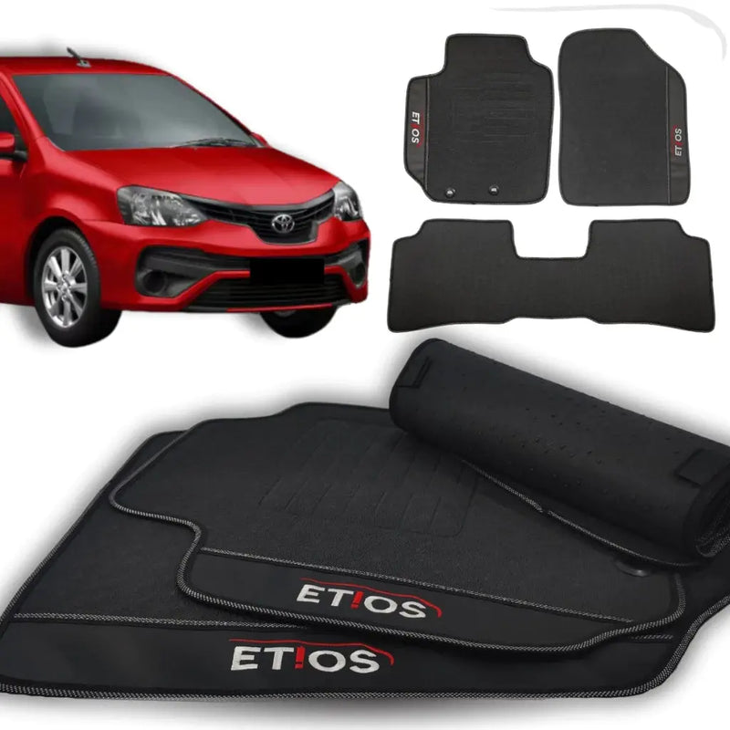 Tapete Borracha Premium CarLux™ Linha Toyota + Brinde (Oferta Exclusiva) lojasaruna