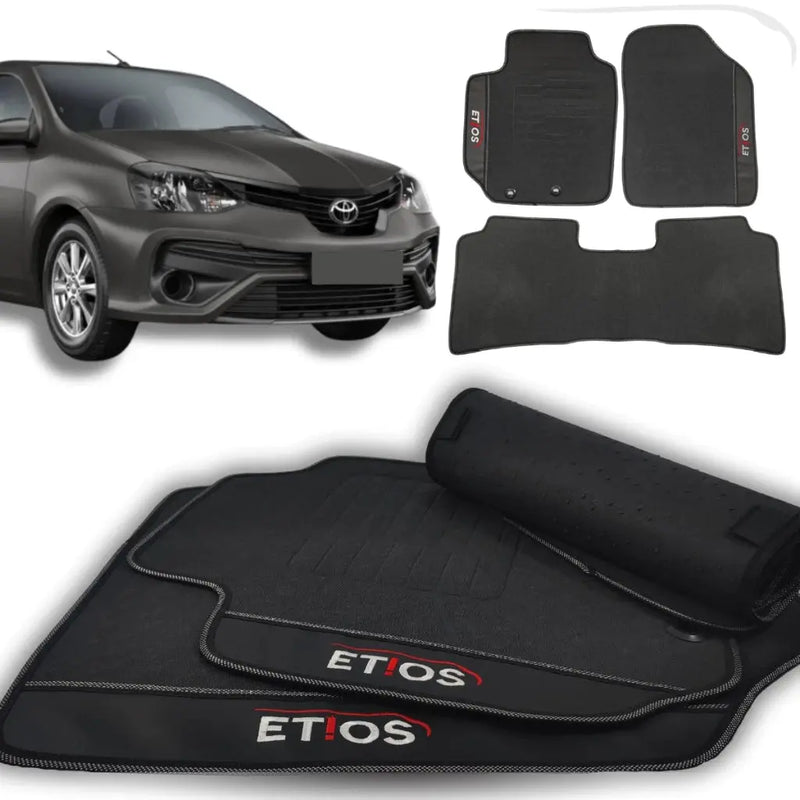 Tapete Borracha Premium CarLux™ Linha Toyota + Brinde (Oferta Exclusiva) lojasaruna