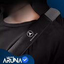 Cobertura do cinto de segurança em camurça de luxo (2 peças) lojasaruna