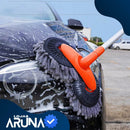 Escova de Lavagem de Carro Retrátil Camada Dupla lojasaruna